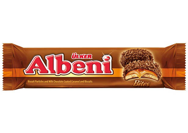 Ülker Albeni Bites Cikolata Karamelli Bisküvi 72g