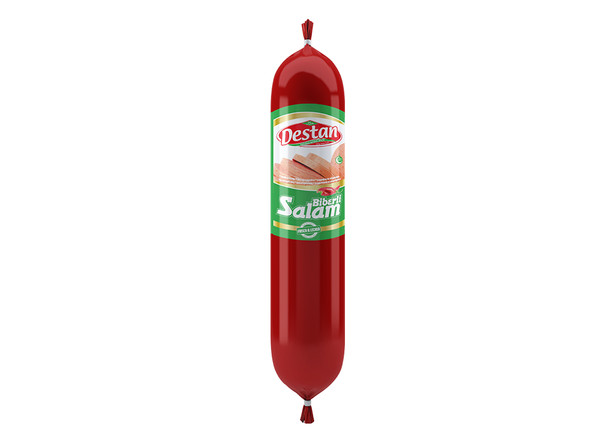Destan Geflügelfleischwurst mit Paprika - Biberli Salam 800g