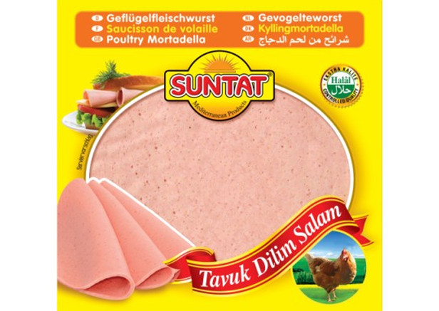 Suntat Geflügefleischwurst-Aufschnitt - Tavuk Dilim Salam 200g