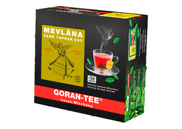 Mevlana Tee Goran Schwarzer Beuteltee Tea 100 Beutel