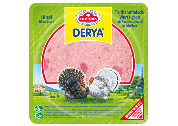 Egetürk Derya Truthahnfleischwurst - Hindi Dilim Salam 200g