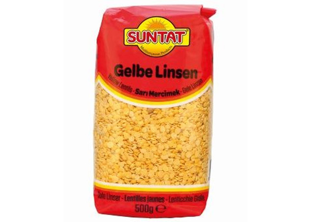 Suntat Gelbe Linsen - Sari Mercimek 500g