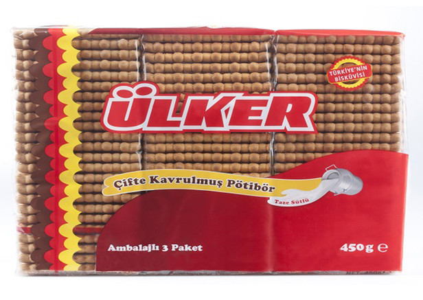 Ülker Petibör Cifte Kavrulmus Bisküvi 3lu 450g