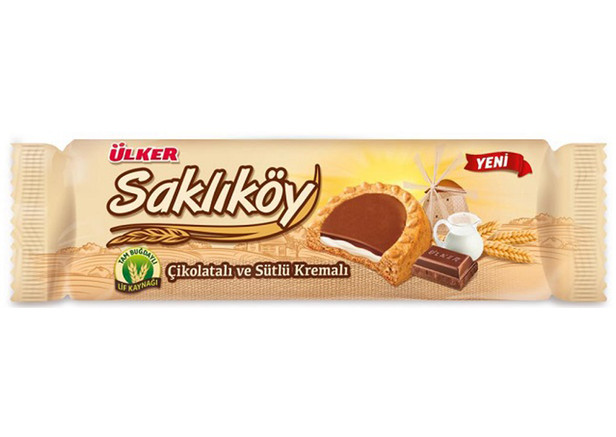 Sakliköy Sütlü Cikolatali ve Sütlü Kremali 100g