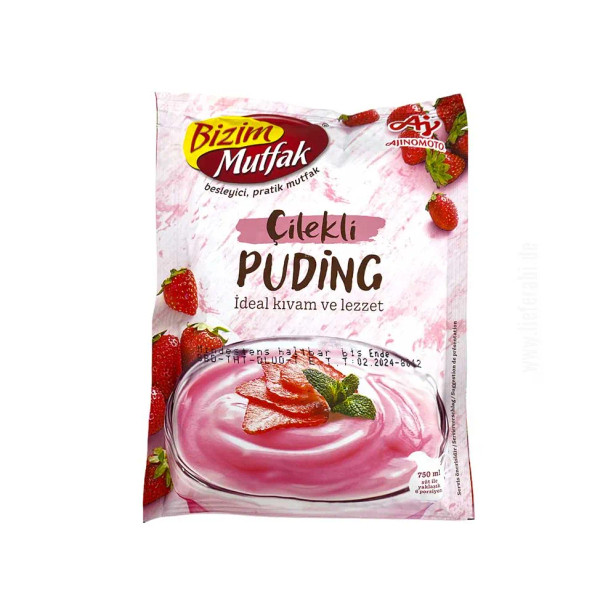 Bizim Mutfak Pudding Erdbeer - Cilekli 125g