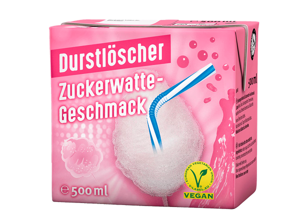 Durstlöscher Pamukşeker aromali Içecek - Zuckerwatte 500ml
