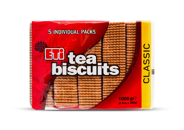 Eti Tea Biscuits Kekse - Bisküvi 5*200g