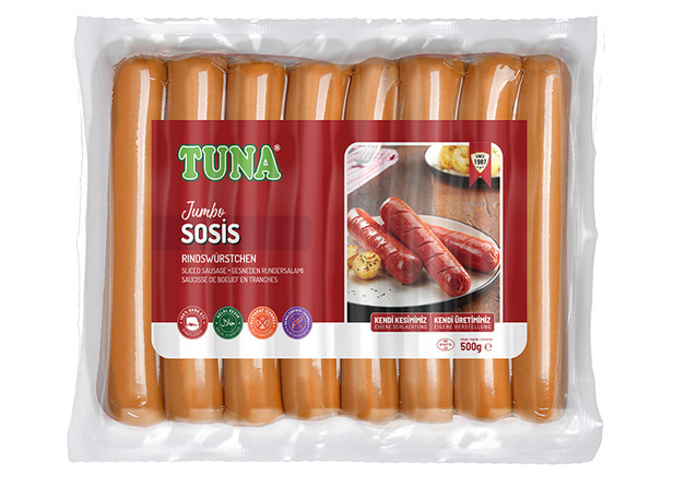 Tuna Jumbo Rinderwürstchen - Sosis 600g