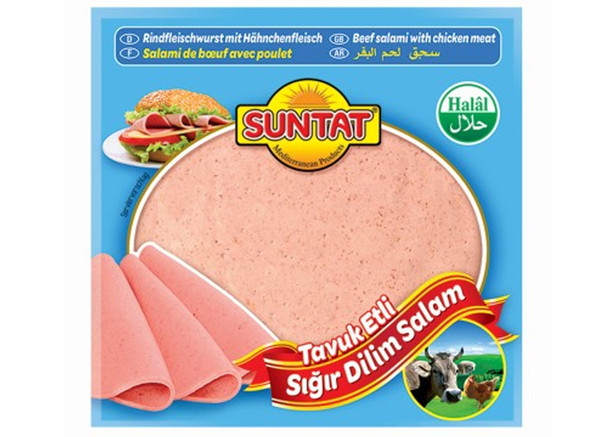 Suntat Geflügelfleischwurst m. Rindfleisch - Tavuk Dilim Sigir Etli 200g