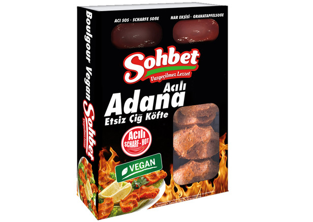 Sohbet Cig Köfte Adana Acili Vegan 340g