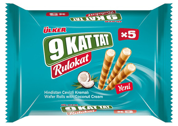 Ülker Rulokat Gofret Hindistan Cevizli 150g (5x30g)