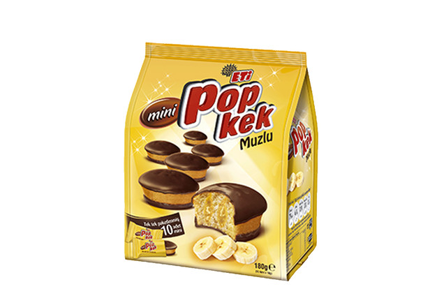 Eti Popkek mini Muffins mit Bananenfüllung 144g