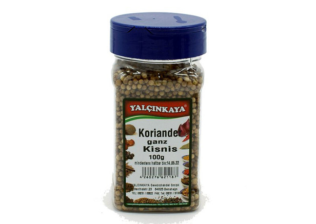 Yalcinkaya Koriander Coriander (ganze Samen) - Kisnis 100g