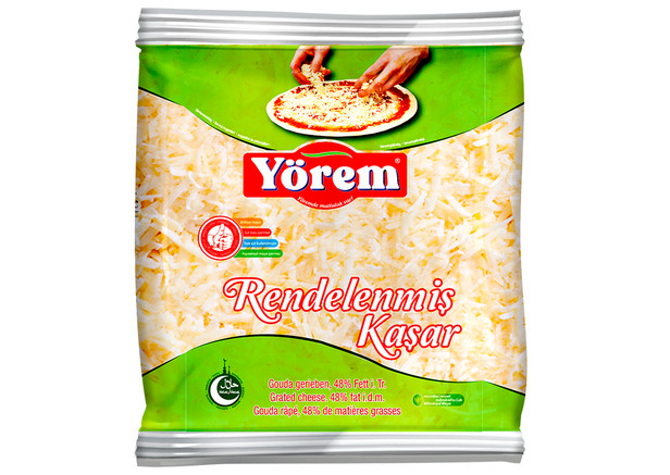 Yörem Gouda gerieben - Rendelenmis Kasar Peynir 400g