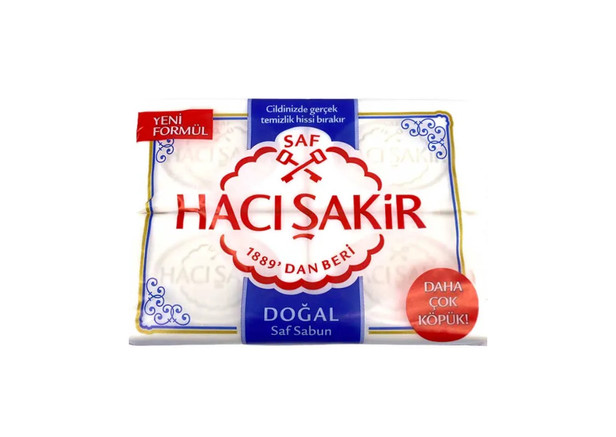 Haci Sakir Stückseife - Dogal Saf Sabun 600g