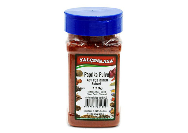 Yalcinkaya Paprika Scharf (Pulver) - Aci Toz Biber 170g