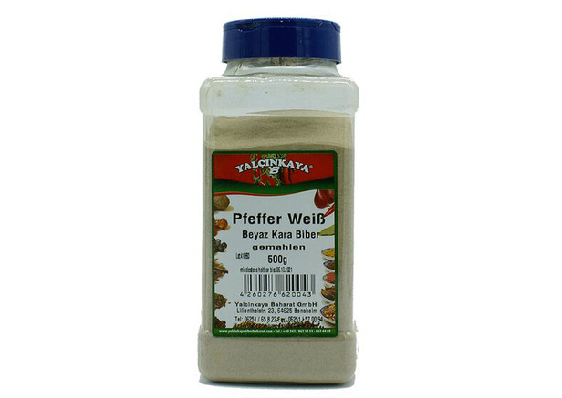 Yalcinkaya Pfeffer Weiß (Pulver) - Beyaz Karabiber 500g