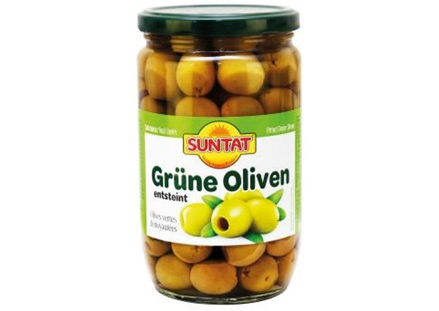 Suntat Grüne Oliven entsteint - Yesil Zeytin Cekirdeksiz 720ml