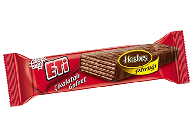 Eti Waffel Mit Milchschokolade - Cikolatali Gofret 34g