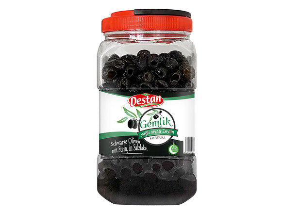 Destan Oliven - Gemlik Siyah Zeytin 1300g