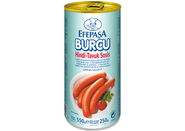 Efepasa Burcu Geflügelwürstchen - Tavuk Hindi Sosis 250g