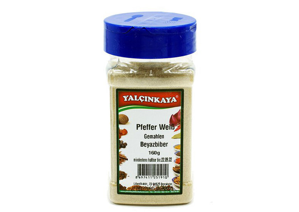 Yalcinkaya Pfeffer Weiß (Pulver) - Beyaz Biber 160g