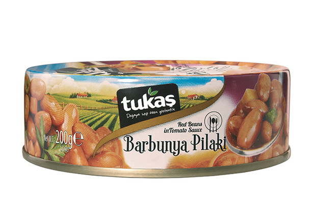 Tukas Gekochte Wachtelbohnen Dose - Barbunya Pilaki 200g