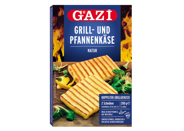 Gazi Grill-Pfannenkäse Natur 45% 200g