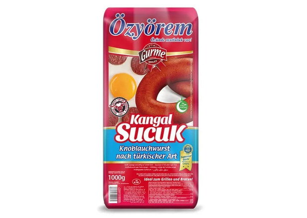 Özyörem Knoblauchwurst Sucuk 1000g