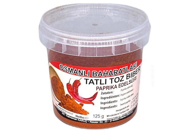 Osmanli Edelsüß Paprika gemahlen - Tatli Toz Biber 125g