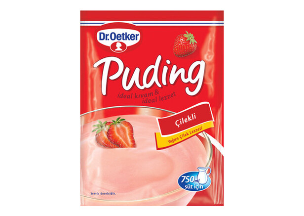 Dr Oetker Pudding Erdbeer - Cilekli 120g