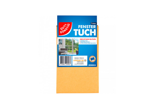 EDEKA Fenstertuch Gelb - Cam Bezi 1 Stück
