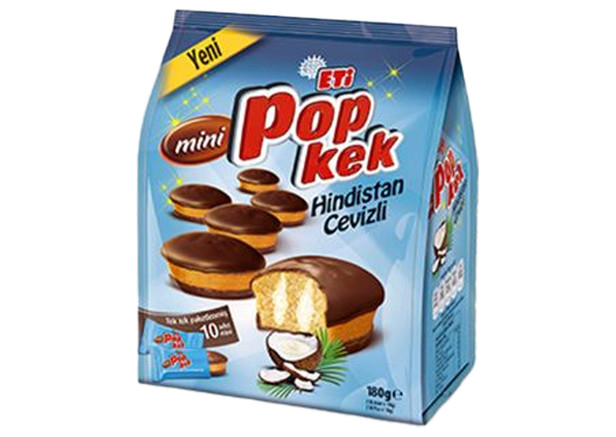 Eti Mini Kuchen Mit Kokosnussfüllung - Mini Hindistan Cevizli Kek 180g