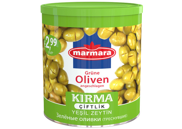 Marmara Ciftlik Grüne Oliven Bauernhof Angeschlagen - Yesil Zeytin Çiftlik Kırma 400g