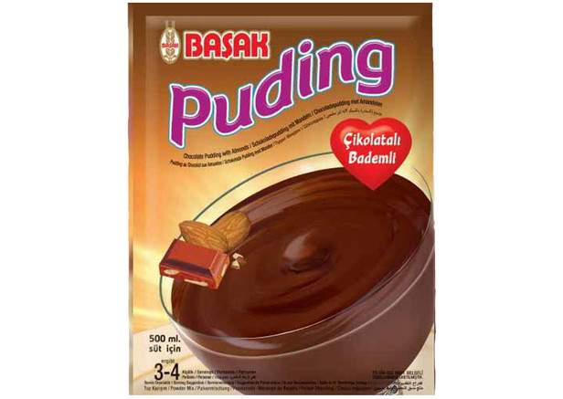 Basak Schokoladen Pudding mit Mandeln - Cikolatali Bademli Puding 105g ... Basak Schokoladen Pudding mit Mandeln - Cikolatali Bademli Puding 105g ...