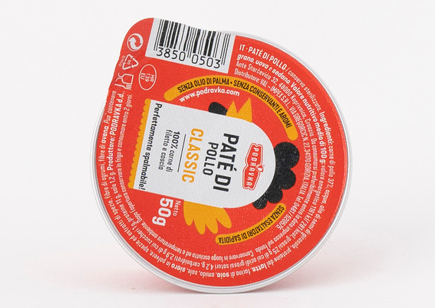 Podravka Pate di Pollo Classic Hühnerpastete - Tavuk Ezmesi 50gr