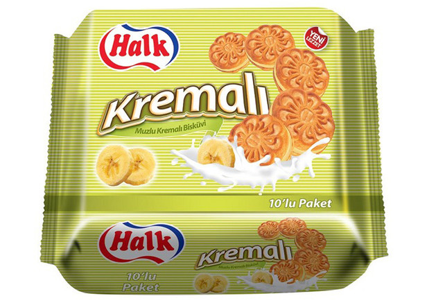 Halk Kremali Muzlu Bisküvi 500g (10x50g)