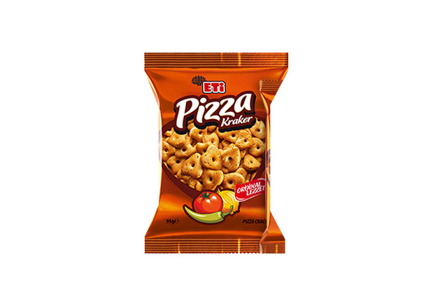 Eti Pizza Kraker Knabbergebäck 95g