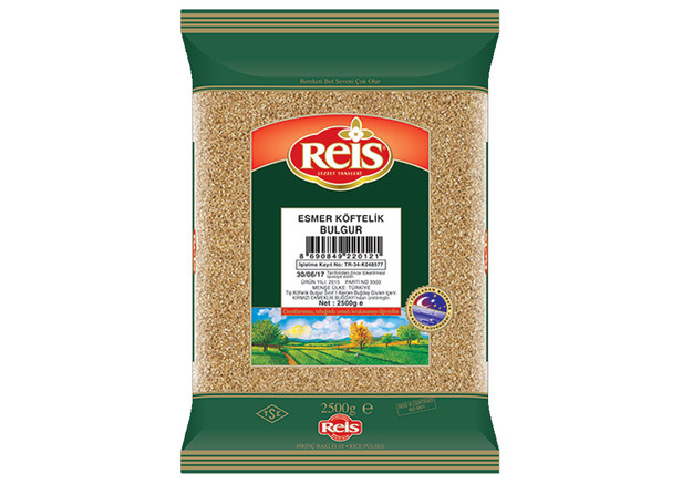 Reis Brauner Bulgur für Fleischbällchen - Esmer Köftelik Bulgur 2,5kg