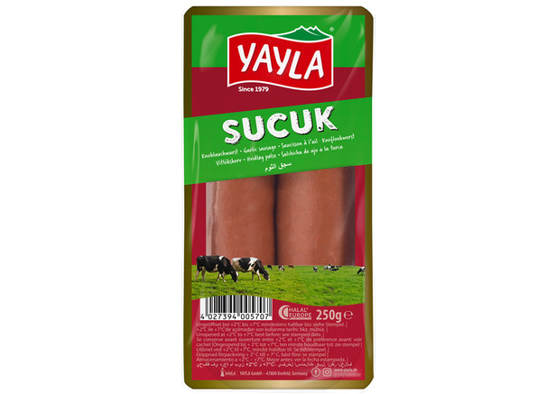 Yayla Knoblauchwurst - Sucuk 250g