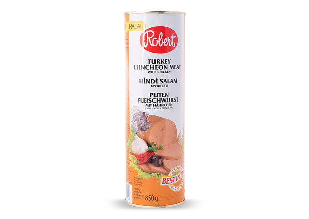 Robert Turkey Puten Fleischwurst mit Hähnchen - Hindi Salam Tavuk Etli 850gr