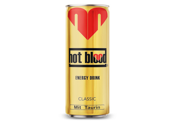 Hot Blood Energy Drink Classic Gold 250ml