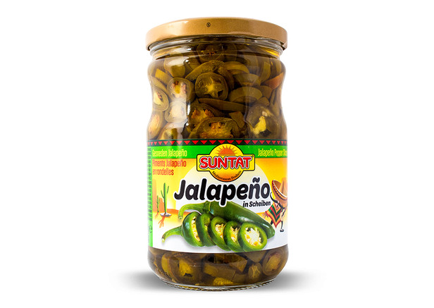 Suntat Jalapeno Peperoni in Scheiben - Meksika Aci Biber Turşu dilim 320g