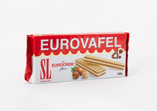 Eurocrem Eurovafel Haselnuss Wafer - Fındıklı Gofret 180gr
