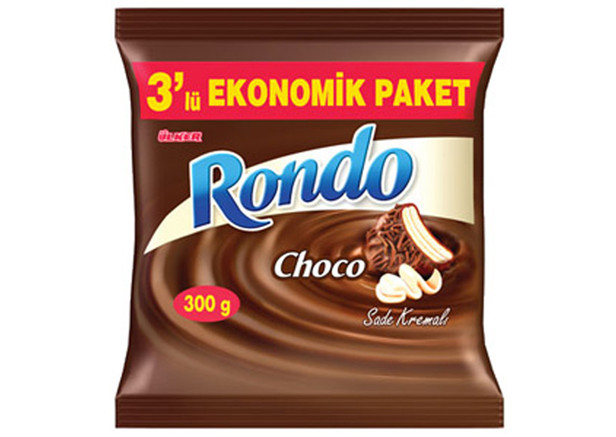 Ülker Rondo Choco Vanilla Flavour Schokokekse mit Vanillecream 300g