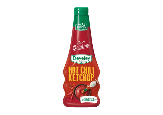 Develey Hot Chili Ketchup - Ketcap mit Tabasco 500ml