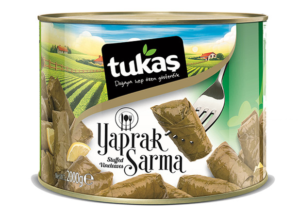 Tukas Mit Reis Gefullte Weinblatter - Yaprak Sarma 2kg