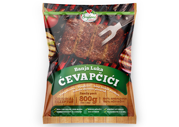 Brajlovic Cevapcici Banja Luka 800g