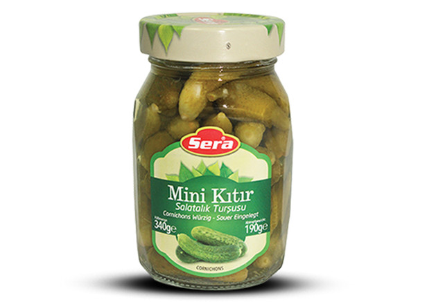 Sera Cornichons - Mini Kıtır Salatalık Turşusu 340g