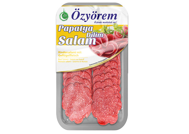 Özyörem Rindersalami - Papatya Dilim Salam 80g